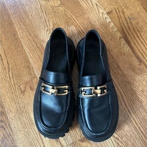 Chunky Black Loafer